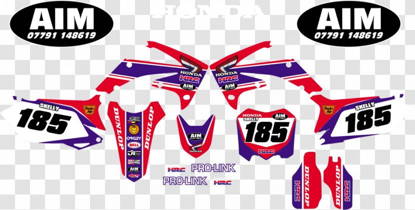 Honda CRF250L CR-V Logo Car - Motorcycle Accessories - Motocross Race Promotion Transparent PNG