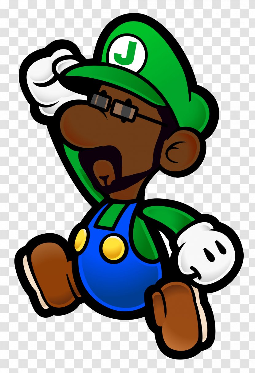 Super Mario Bros. & Luigi: Paper Jam - Luigi - Bros Transparent PNG