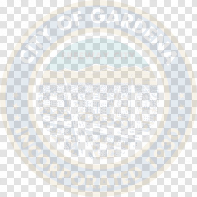 Gardena Product Font - Plate - Blue Police Department Symbol Transparent PNG