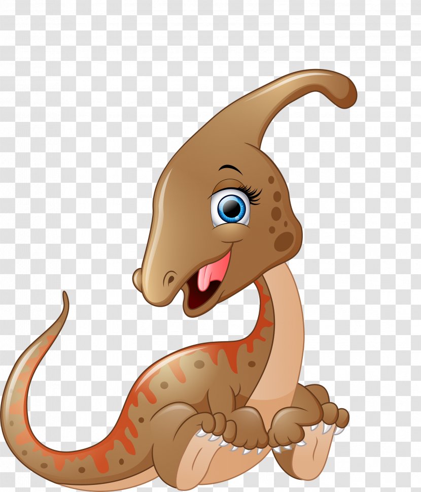 Parasaurolophus Brachiosaurus Dinosaur Illustration Vector Graphics Transparent PNG