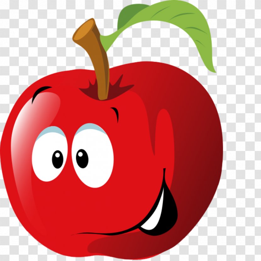 Clip Art Openclipart Image Free Content - Fruit - Apple Cartoon Transparent PNG