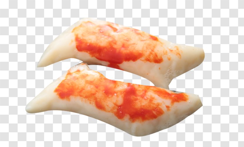 Crab Stick Meat - Cartoon - Large Pieces Of Delicious Transparent PNG