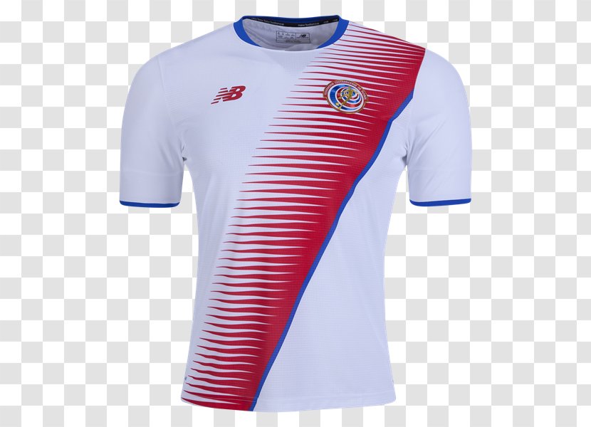 T-shirt Costa Rica National Football Team Jersey 2017 CONCACAF Gold Cup - Sports Fan Transparent PNG
