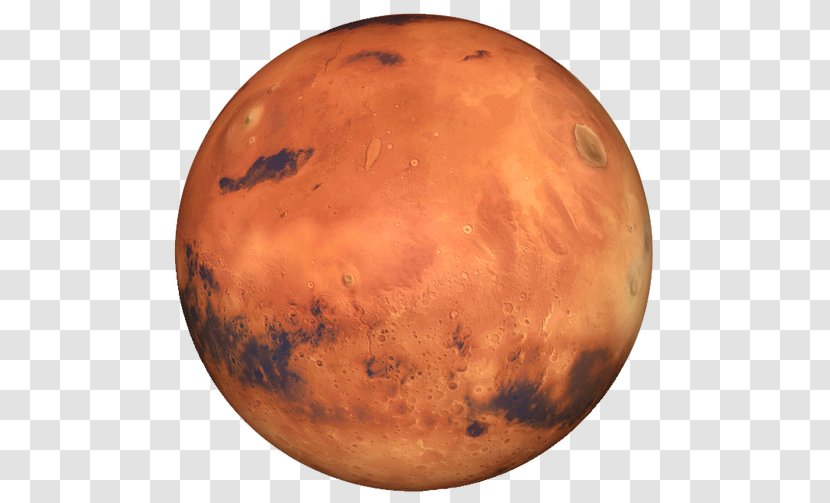 Mars Solar System Planet Saturn Olympus Mons - Sphere Transparent PNG
