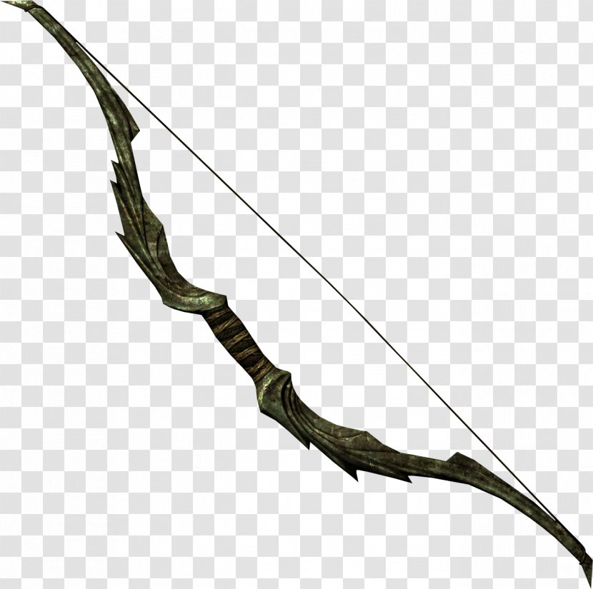 The Elder Scrolls V: Skyrim Bow And Arrow Weapon Archery - Ranged Transparent PNG