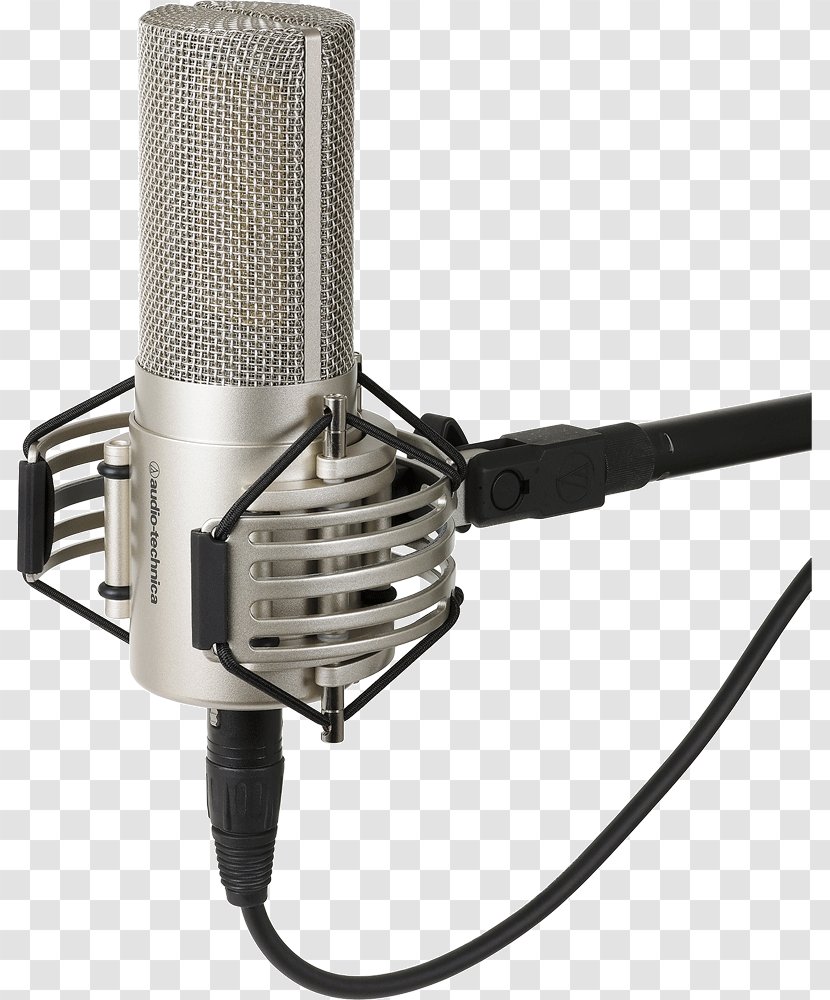 Microphone AUDIO-TECHNICA CORPORATION Diaphragm Musical Instruments - Silhouette - Mic King Transparent PNG