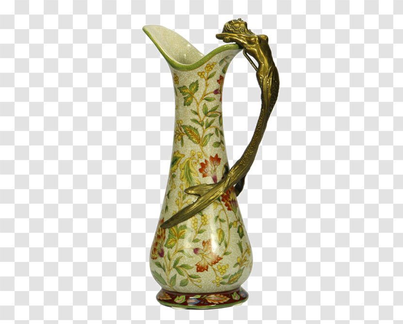 Vase Porcelain Ceramic Florero - Jug - Hand-painted Vases Transparent PNG