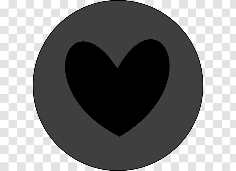 Black Heart Cloud Computing M-095 Font - Fire Safety - Circle Transparent PNG