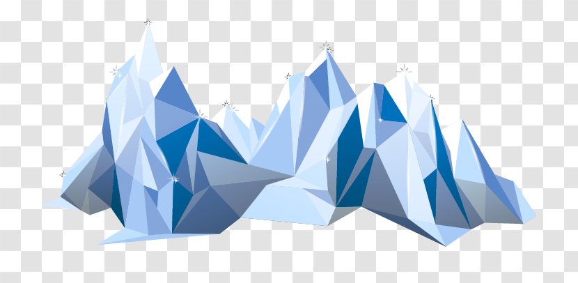 Iceberg Euclidean Vector Polygon - Geometry Transparent PNG