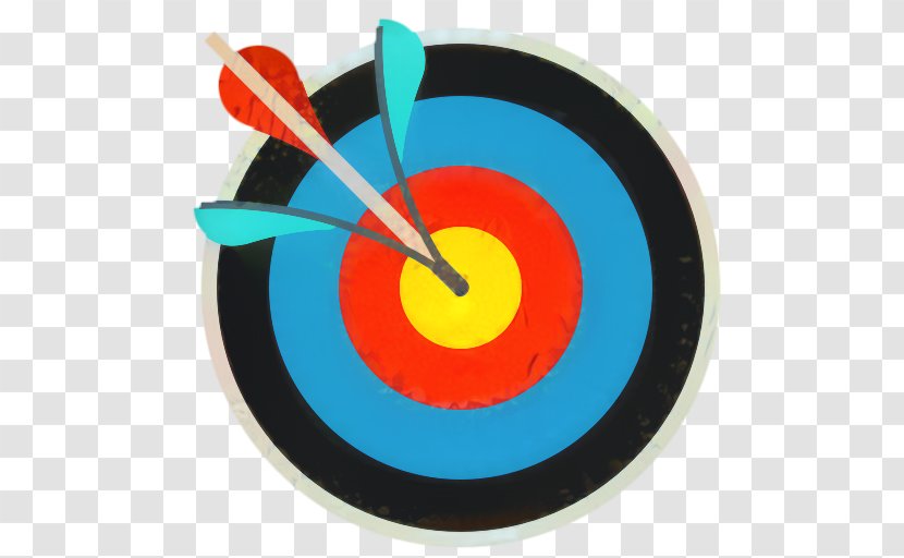 Circle Background Arrow - Target Archery - Games Dart Transparent PNG