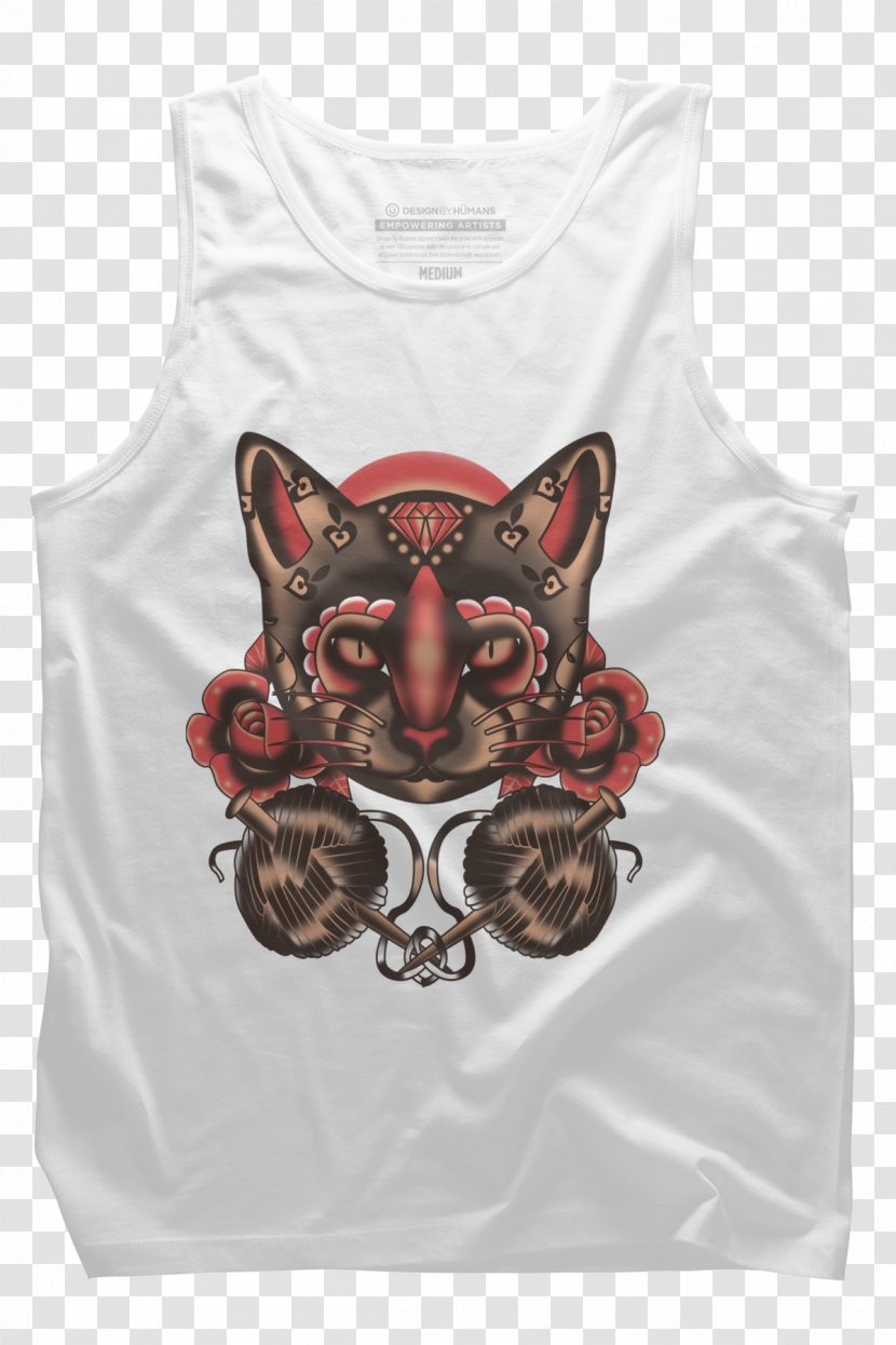 T-shirt Top Sleeve Calavera - Sweater - Tank Transparent PNG