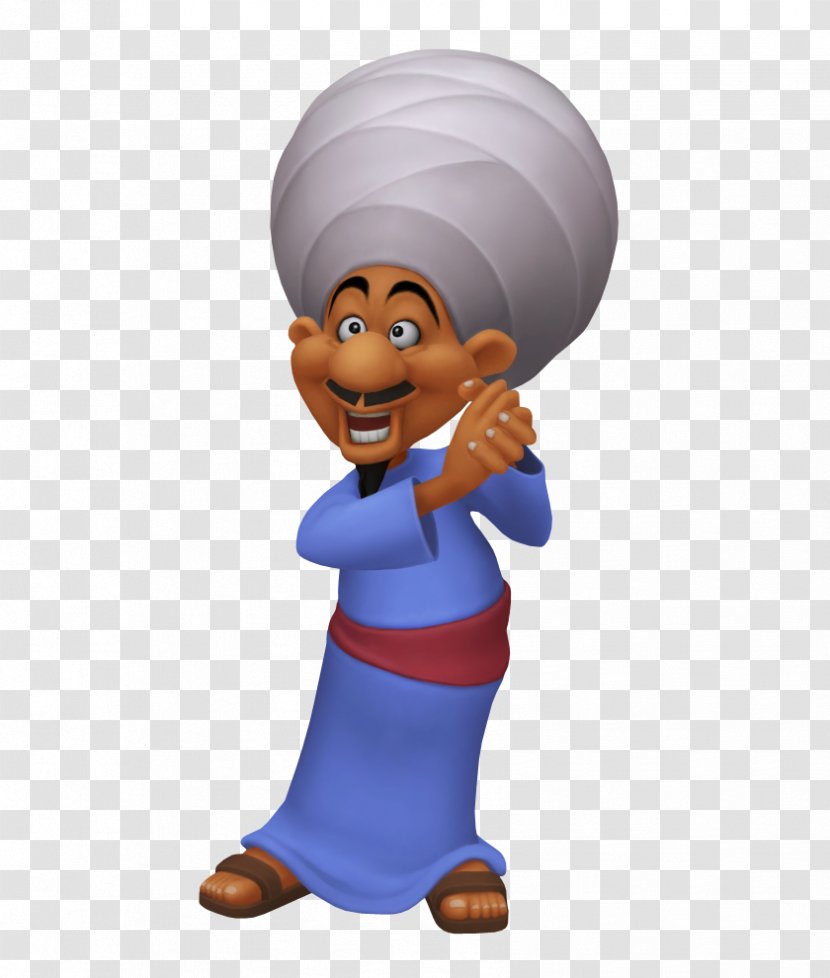 Kingdom Hearts II Coded Genie Jafar Merchant - Aladdin Transparent PNG