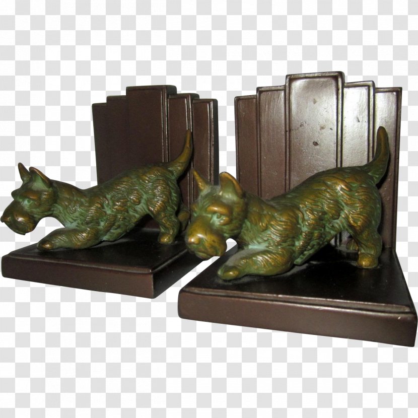 Bookend Scottish Terrier Art Deco Decorative Arts - Design Transparent PNG