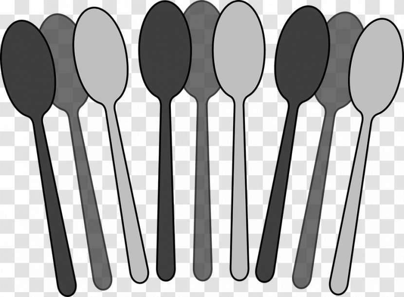 Knife Spoon Fork Cutlery Clip Art - Household Silver Transparent PNG