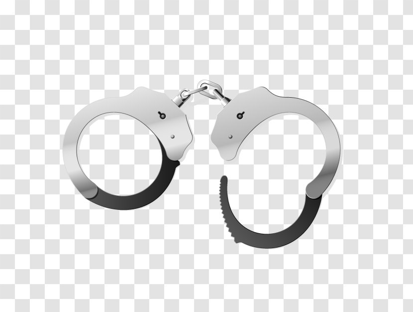 Handcuffs Police Clip Art - Vector Transparent PNG