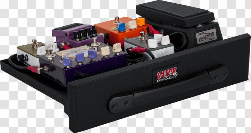 Pedalboard Effects Processors & Pedals Guitar Pedaal Musical Instruments - Cartoon Transparent PNG