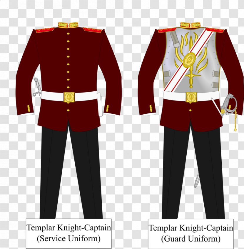 Modern Military Uniforms Clothing Knights Templar - Dress - Buckle Vector Transparent PNG