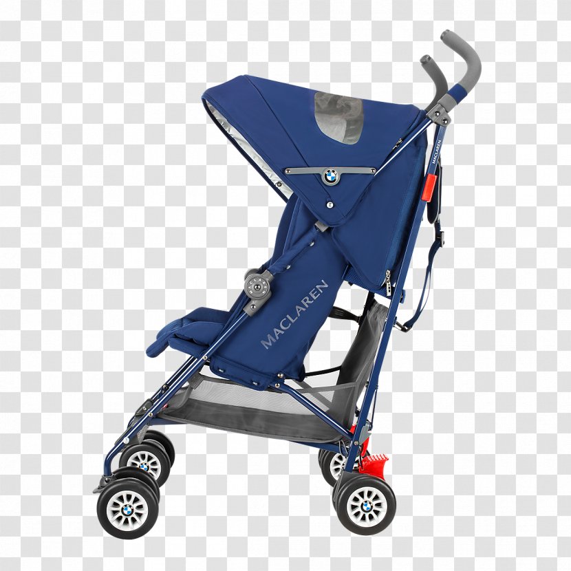 BMW Car Maclaren Volo Baby Transport - Blue Stroller Transparent PNG