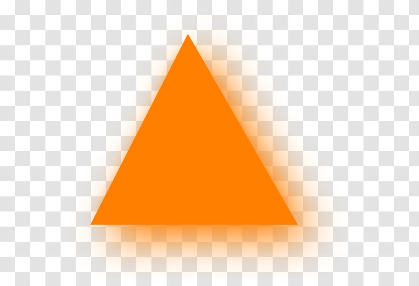Triangle Font - Orange - Katie Cliparts Transparent PNG