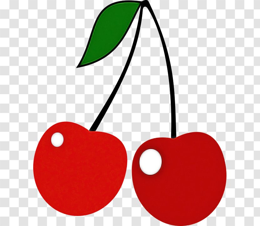 Red Cherry Plant Heart Tree - Fruit Drupe Transparent PNG