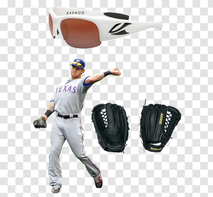 Protective Gear In Sports Outfielder Batting Glove Baseball - Eyewear - Wearing Sunglasses Puppy Transparent PNG