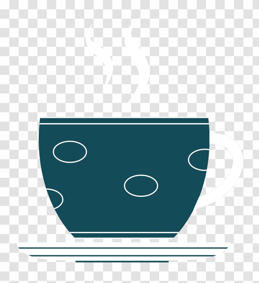 Turquoise Pattern - Rectangle - Vector Coffee Cup Material Transparent PNG