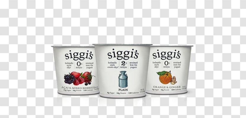 Milk Siggi's Dairy Skyr Yoghurt Greek Yogurt - Iceland - Cover Recipes Transparent PNG