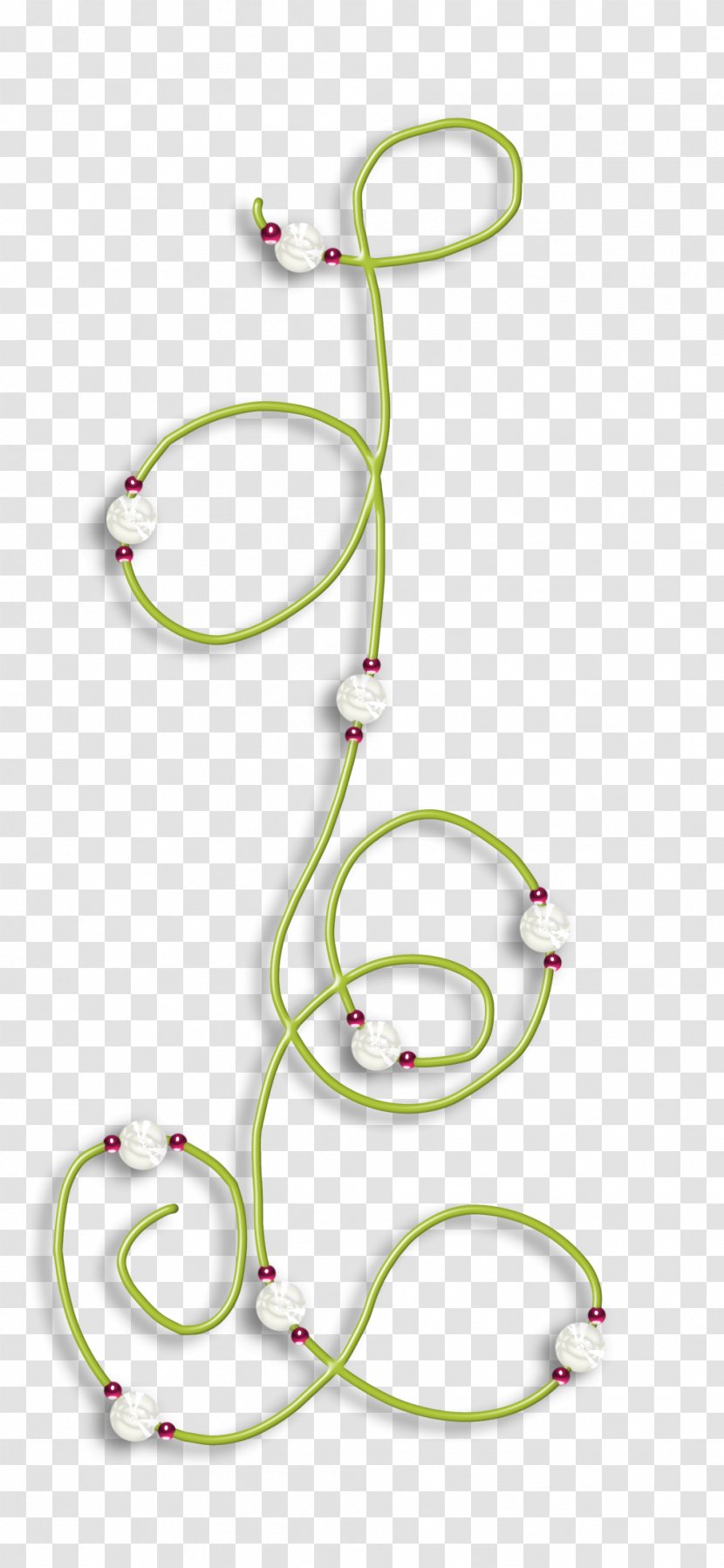 Gemstone Necklace Bracelet Designer - Diagram - Green Rope Transparent PNG