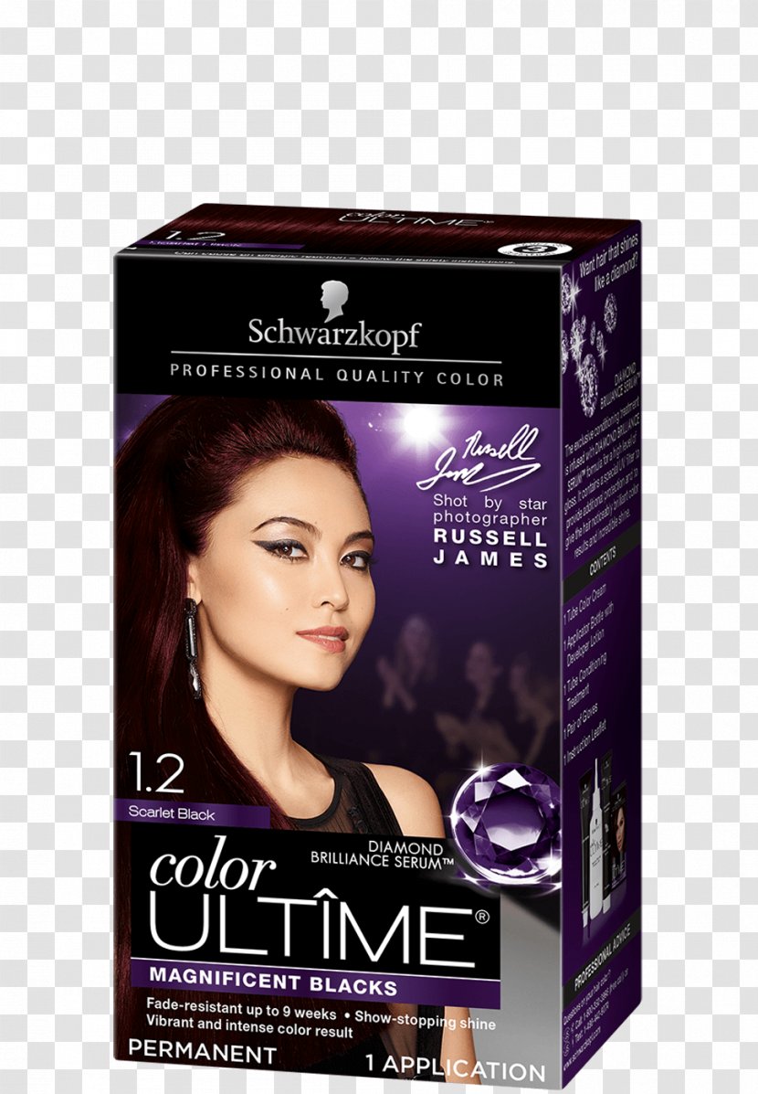Hair Coloring Black Schwarzkopf Human Color Brown - Cherry Material Transparent PNG