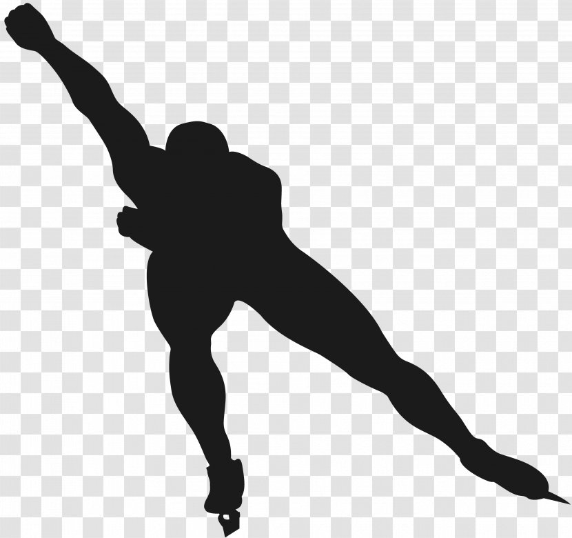 2018 Winter Olympics Ice Skating Figure Speed Silhouette - Roller - Basketball Transparent PNG