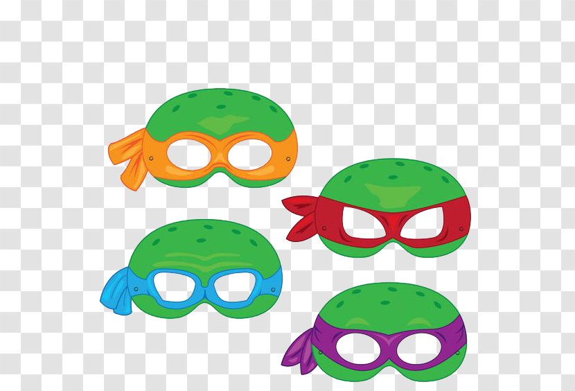Teenage Mutant Ninja Turtles Leonardo Mask - Turtle Transparent PNG