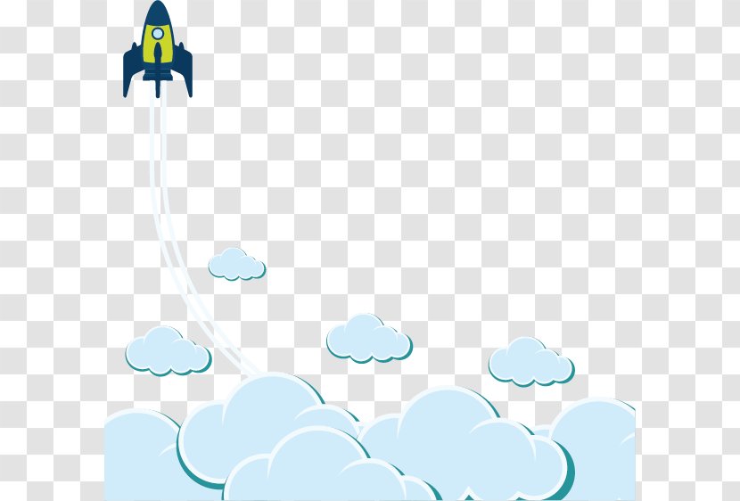 Airplane Wallpaper - Blue - Rockets Cloud Transparent PNG
