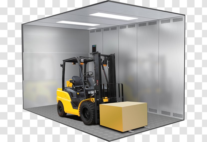 Elevator Forklift Machine Cargo - Logistics - Foolish Freight Cars Transparent PNG