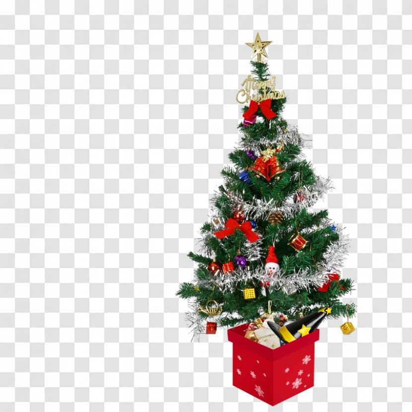 Christmas Tree Santa Claus Ornament - Fir Transparent PNG