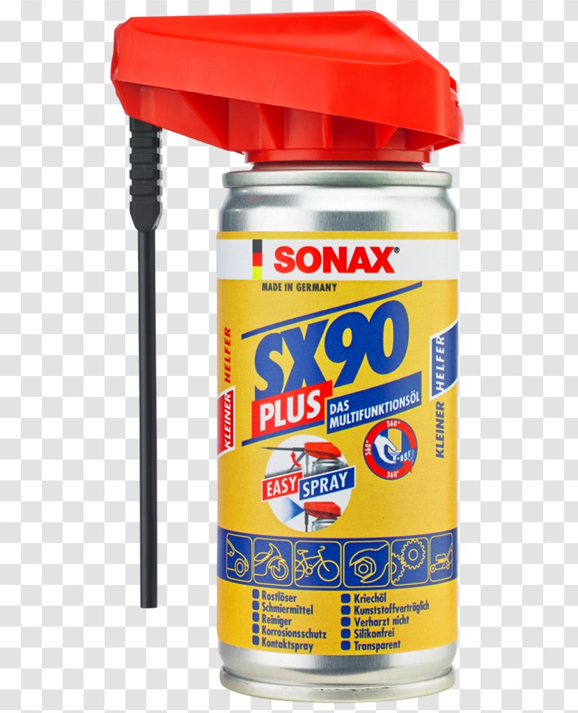 Car Sonax .sx Milliliter Aerosol Spray - Silicone Transparent PNG