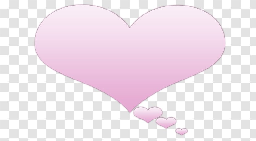 Pink M Heart - Silhouette - Flower Transparent PNG