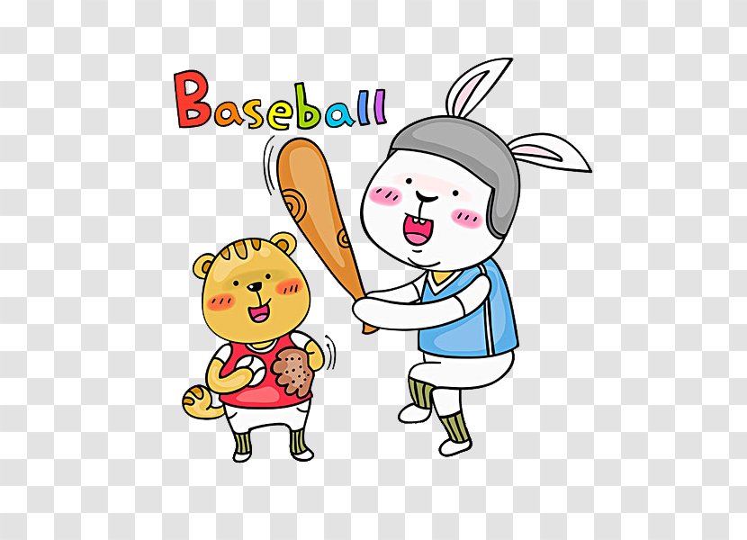 Baseball Glove U30b0u30e9u30d6 Uniform Right Fielder - Cartoon - Bunny Transparent PNG