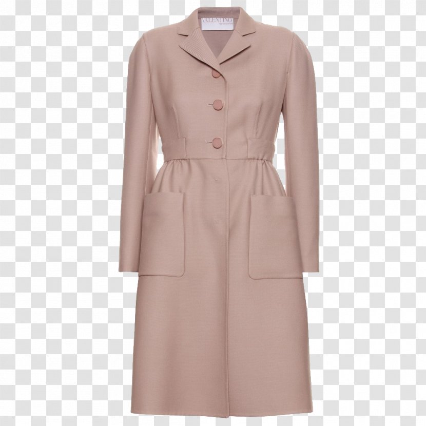 Overcoat Trench Coat Designer Dress - Pink Winter Wear Transparent PNG