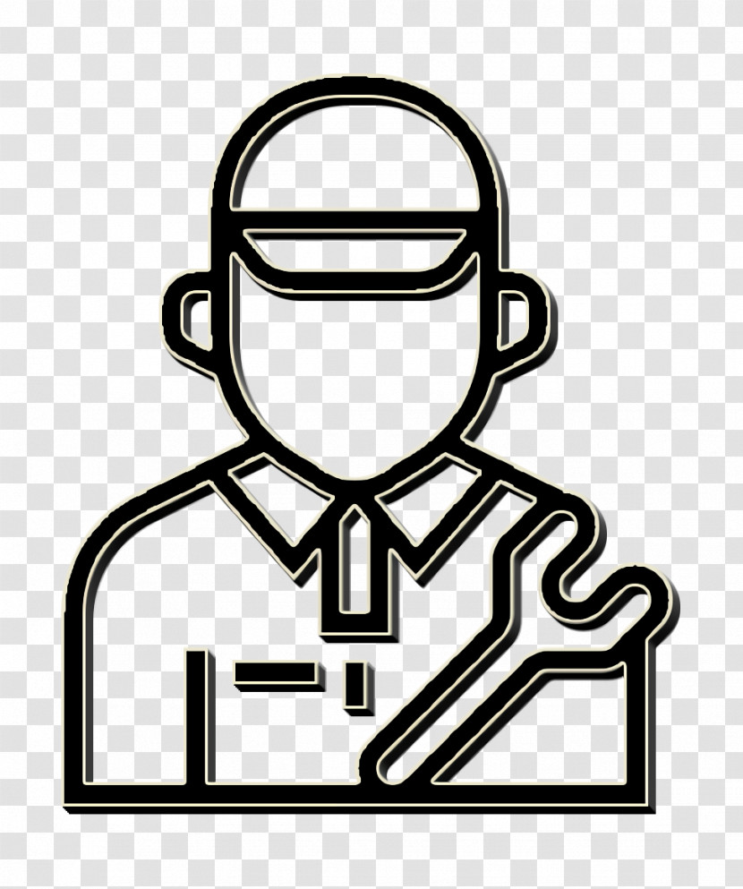 Jobs And Occupations Icon Mechanic Icon Repair Icon Transparent PNG