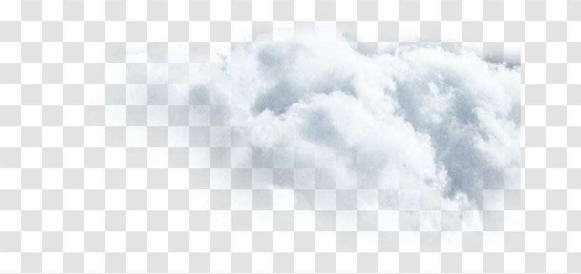 Cloud Sky - Black And White - Fluffy Clouds Transparent PNG