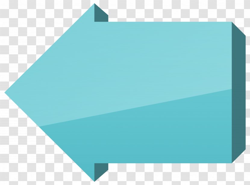 Green Arrow Clip Art - Rectangle - Blue Left Transparent Image Transparent PNG