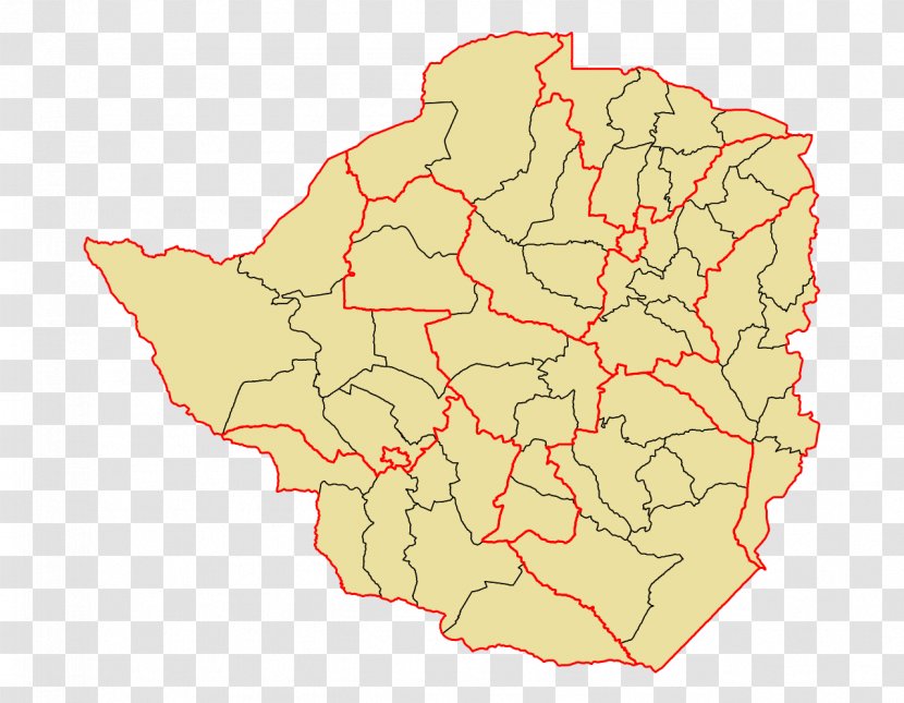 Provinces Of Zimbabwe Bulawayo Gweru District Map Wikipedia Transparent PNG