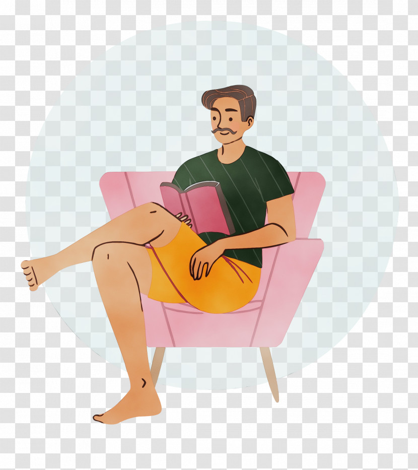 Sitting Angle Chair Cartoon Arm Cortex-m Transparent PNG