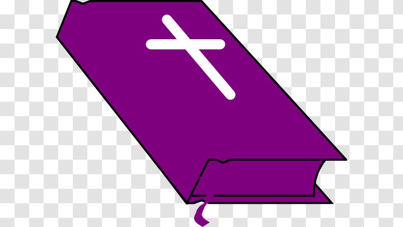 Bible Clip Art - Purple - Rectangle Transparent PNG