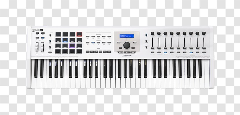 Digital Piano Electronic Keyboard Musical Arturia MIDI Controllers - Heart - Keylab 49 Transparent PNG