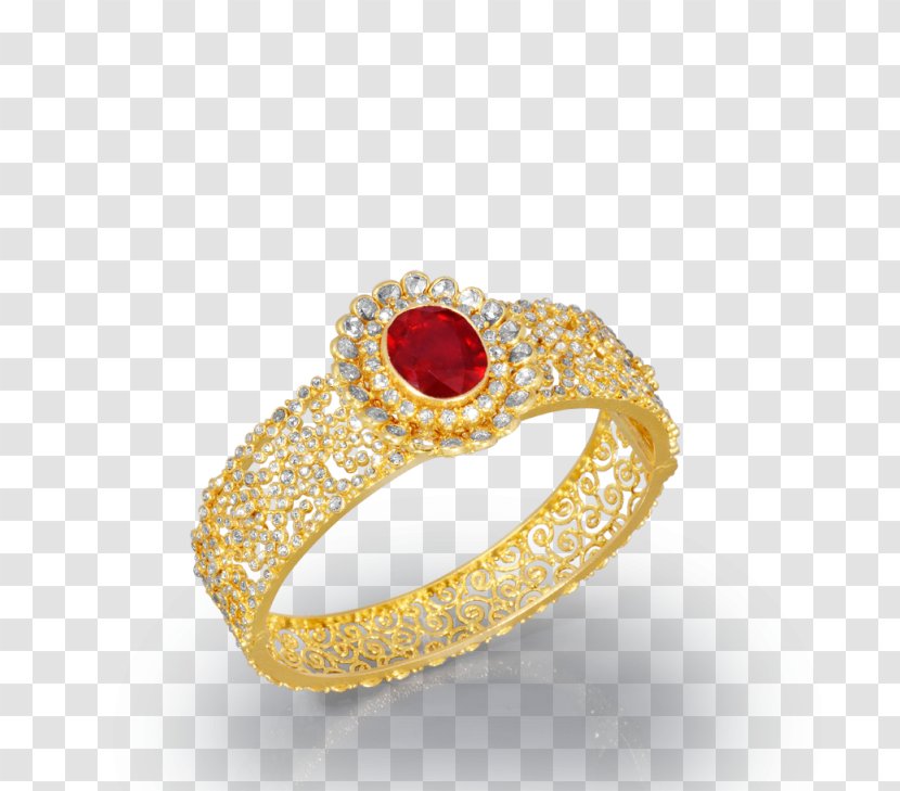 Ruby Wedding Ring Bling-bling Diamond - Jewellery Transparent PNG