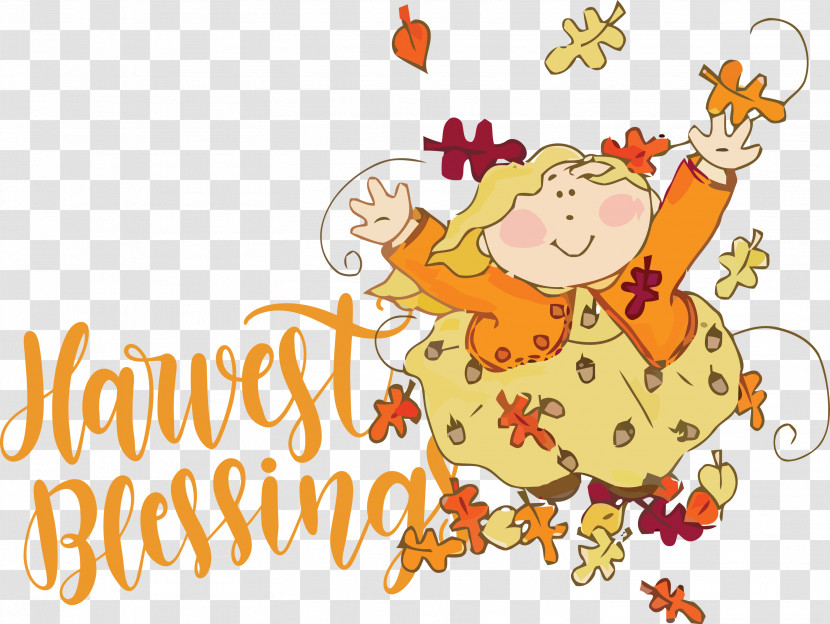 Harvest Blessings Thanksgiving Autumn Transparent PNG