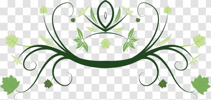 Image Floral Design Clothing Accessories - Green - Art Transparent PNG