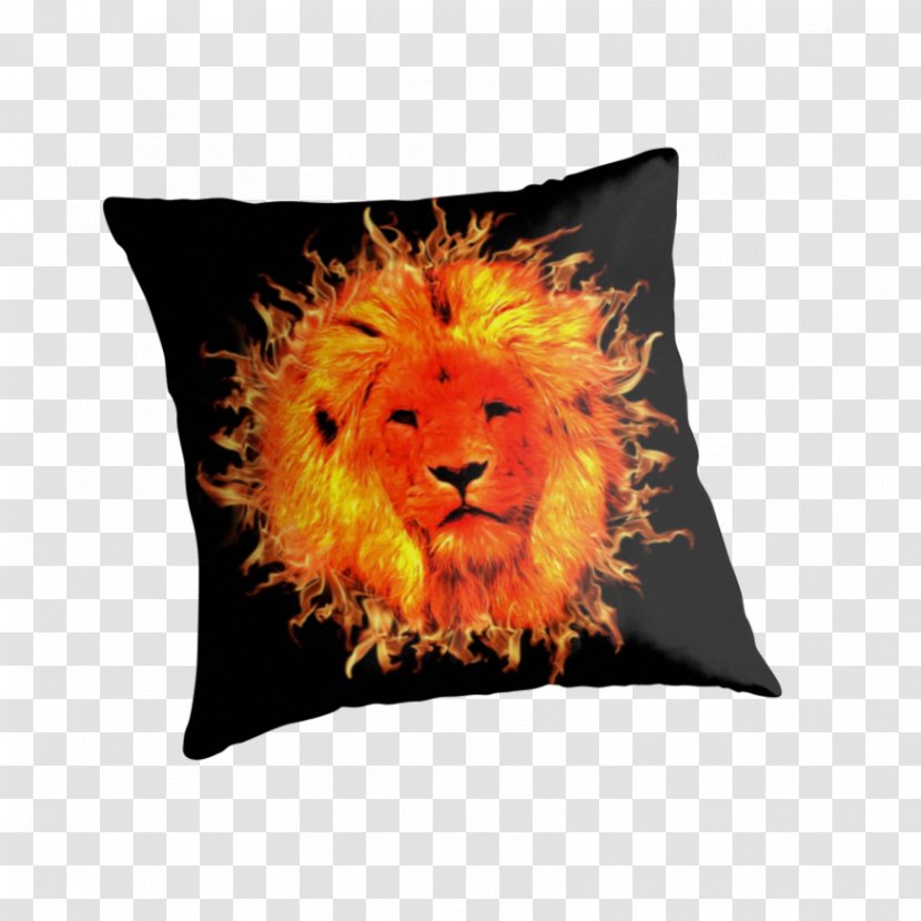 Throw Pillows Cushion Undertale Toriel - Orange - FIRE LION Transparent PNG