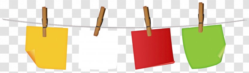Post-it Note - Rectangle - Red Transparent PNG